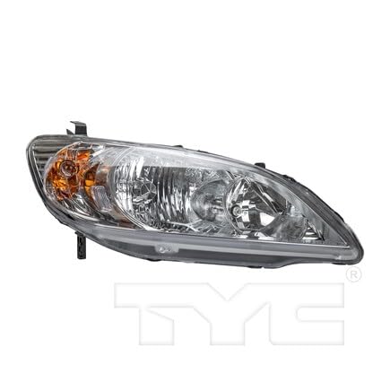 Right TYC Headlight Assembly Compatible with 2004-2005 Honda Civic