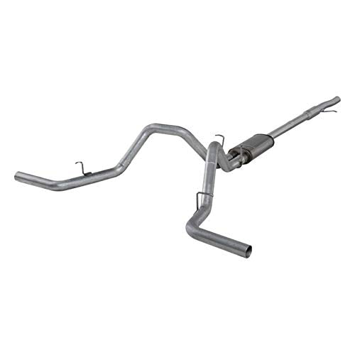4" Cat-Back Dual Kit; 409 Stainless Steel: 2015-2016 - Chevy 1500 1/2 Ton