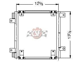 Condenser CSF Radiators 10648