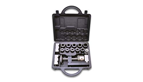 Hose End Fitting Installation Toolset Vibrant Power 2992, includes jigs for sizes -4 AN through -12 AN, includes storage case, kit