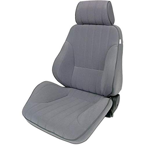 Gray Velour ProCar by Scat 80-1000-62L Racing Rally Recliner Left Seat