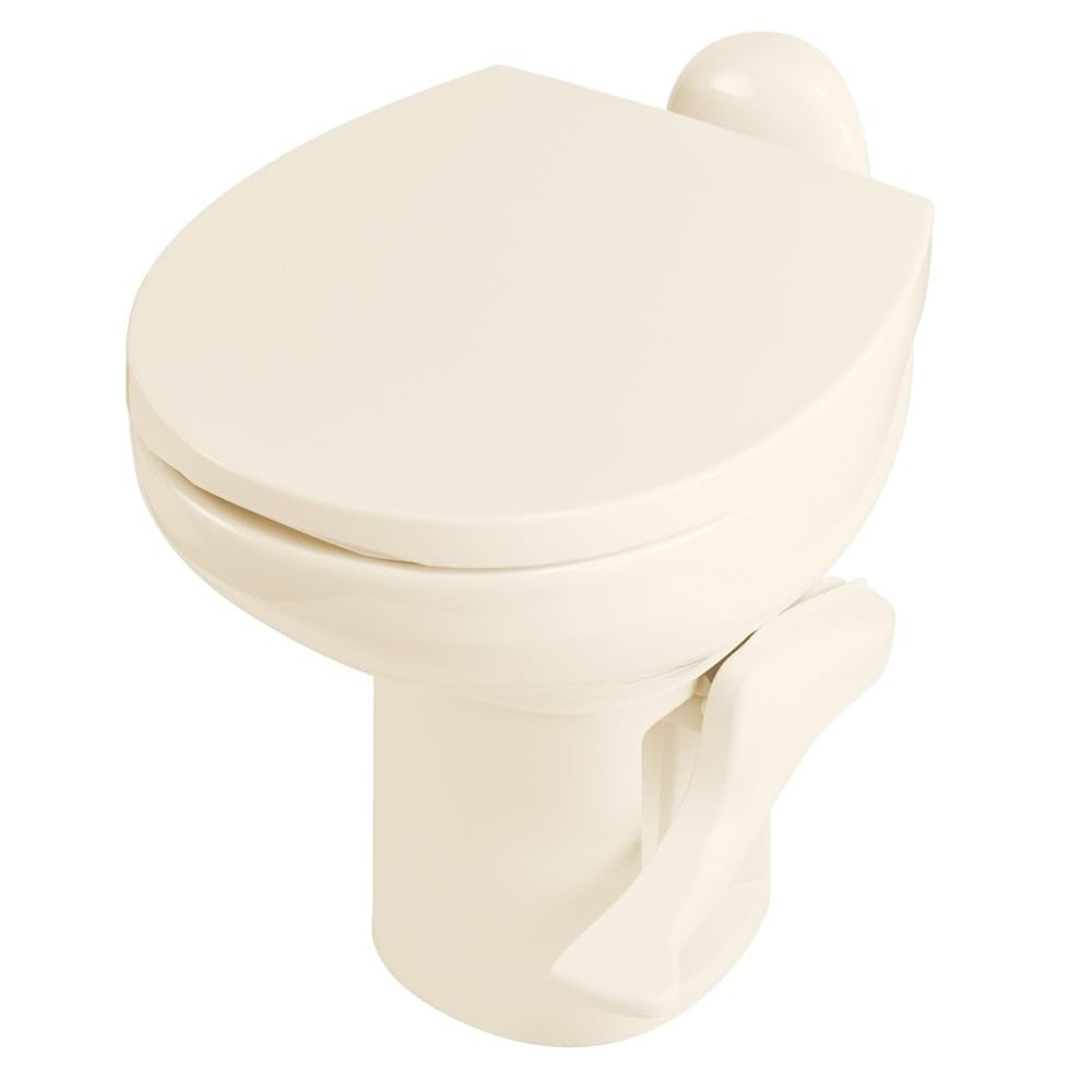 Thetford Aqua-Magic II Style RV Toilet, Low, Bone, 42063,12.1"x20"x15"