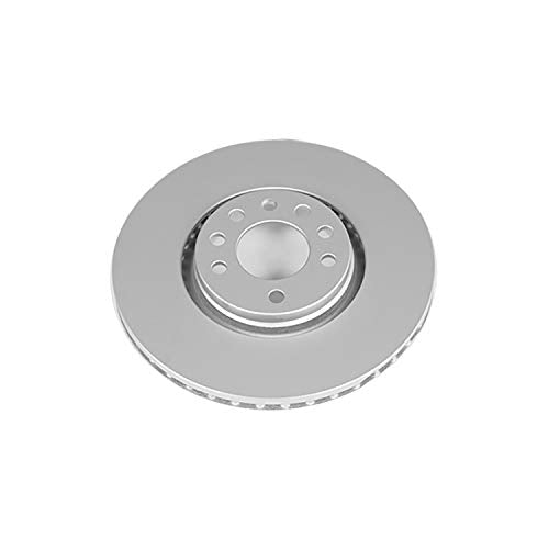 Power Stop Front EBR687EVC Evolution Geomet Coated Brake Rotor For Saab 9-3 2003-2011, Saab 9-3X 2010-2011 [Model Specific]
