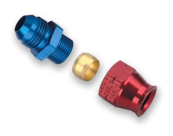 Earls 165008ERL -8 AN Male to 1/2" Tubing Adapter Earls
