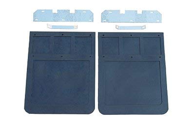 Go Industries 01-02 Ram 2500/3500 Dual Wheel Black Mud Flaps And Brackets 70738
