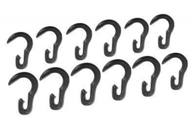 Covercraft Plastic Hooks Spidy Gear - Black 80190-01