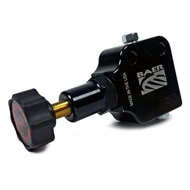 BAER BRAKES Valve Bracket 6600395-BKCZ (Adjustable Proportioning Bottom Mount), 1 Pack