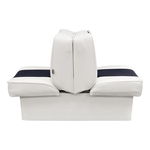 8WD707P-1-924 Wise Deluxe Lounge Seat (White/Navy)
