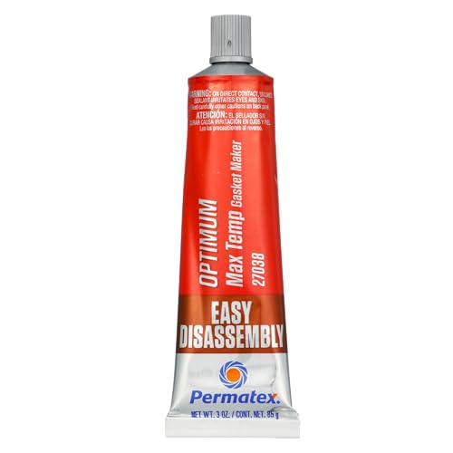 Optimum Red Permatex 27038 High Temperature Gasket Maker, 3 oz