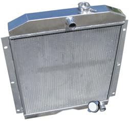 ALR54C4 Brothers Trucks Aluminum Radiator - Auto - V8-4 Row