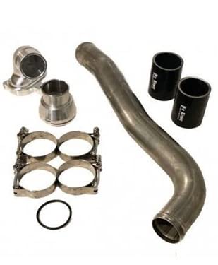 6.7 Power Stroke No Limit Fabrication Upper Coolant Hose Kit, Black 17+ (Black)
