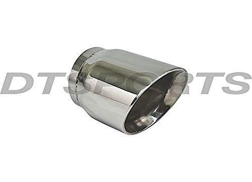 Dt-25093 Different Trends Double Wall Angle Ss Exhaust Tip 2.50In Id/3.00In Od