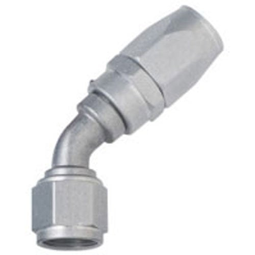 Fragola 104506-CL Performance Systems #6 X 45 Power Flow Hose End Clear