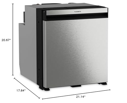 Dometic NRX60S, Refrigerator/Freezer Compressor, Superior, AC/DC, 60 Liter, Stainless Steel Door, Ships without Frame
