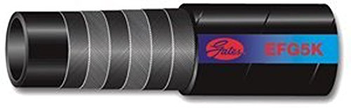 Synthetic Rubber Gates 10EFG5KXLL Spiral Wire Hose, SAE 100R13, 200' Length, 0.63" ID, 5000 Working PSI, 40°F to +250°F Temperature Range