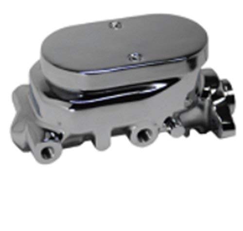 Flat-Top LEED BRAKES 1-1/8 Inch Bore Aluminum Master Cylinder (Chrome)