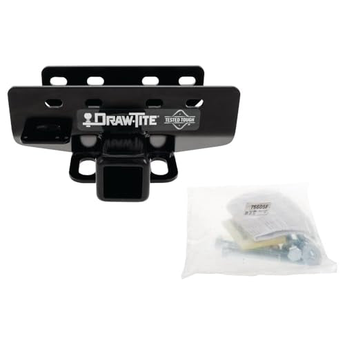 Class 3 Draw-Tite 76605 Trailer Hitch, 2-Inch Receiver, Black, Compatible with 2021-2024 Ford Bronco