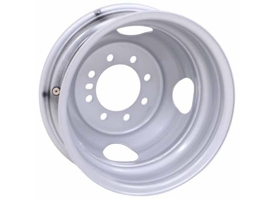 16"x6" Dual Steel Trailer Wheel with Valve Stem- 8 on 6.5 4.88" CB Updated SKU : WS-16060865-SD-14777-488BX
