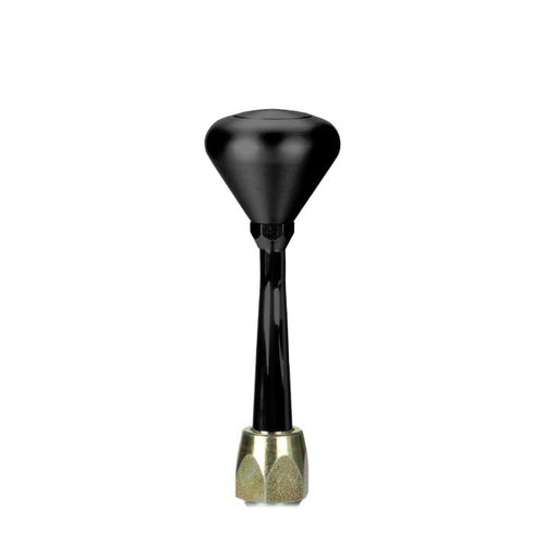 ES Shifter Lokar Performance Products Ford 6R80 Black 6" Straight Lever Mushroom Black Knob