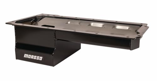 Oil Pan Moroso 20152 for Dart LS Next Gen 3 Block, Rear Sump w/Race Baffling