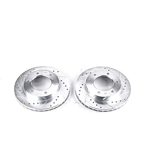Power Stop Front JBR965XPR Drilled & Slotted Evolution Rotor Pair