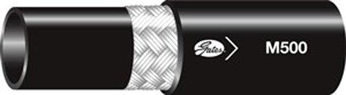 Hydraulic M500 Wire Braid Hose Gates-8M500XREEL, 1/2"x220', 500 Working PSI, -40°F to +212°F Temperature Range