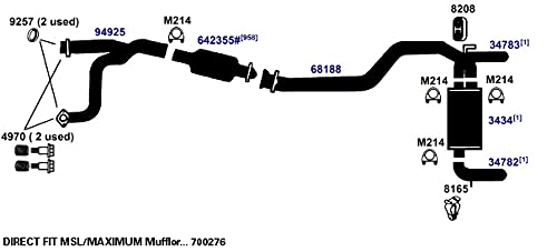 Exhaust Bracket AP Exhaust Products 8165
