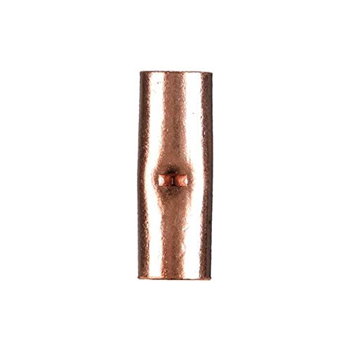 Copper Butt Connector Install Bay Uninsulated 2/0 Gauge Package of 10
