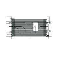 Replacement TYC 4097 Condenser for Ford Edge