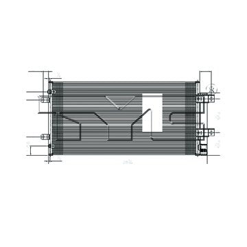 Replacement TYC 4097 Condenser for Ford Edge