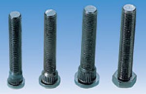 7/16" x 2-5/8" .480 Knurl Front and Rear Wheel Stud Milodon for Chevy 1963-1986