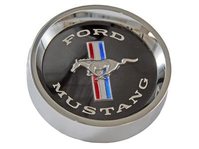 C5ZZ-1130-BK Scott Drake 1965-1966 Styled Steel Hub Caps Black