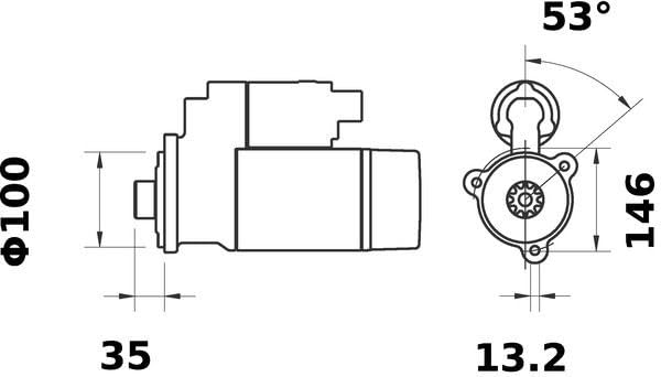 MS286 Mahle Starter
