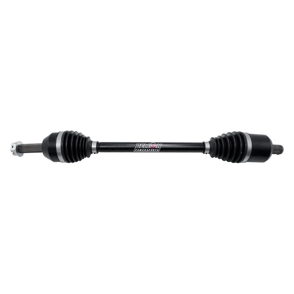 Rear Right Demon Powersports Heavy Duty Axle for (2008-13) Yamaha Rhino 700, Made Up of 4340 Chromoly Steel, In Dual Heat Treated High Strength, Gives Wider Angles OEM: 5B4-F53B0-00-00