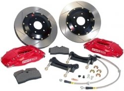 High Performance StopTech Brake Kit Rear Slotted Rotors 83.137.002G.71
