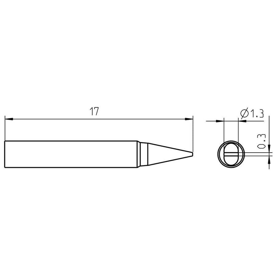 Welding Tool RTP 013 S Tip Chisel 1.3X0.3