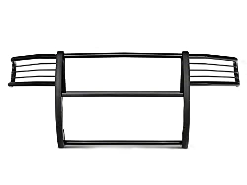 Modular Black Black Horse Grille Guard Compatible with 2003-2006 Chevrolet Silverado 1500|2007-2007 Chevrolet Silverado 1500 HD Classic-17GT25MA