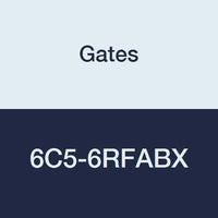 6C5-6RFABX Gates Field Attachable for C5C, C5D and C5M Hose, Female Air Brake Swivel, Steel, 5/16" ID