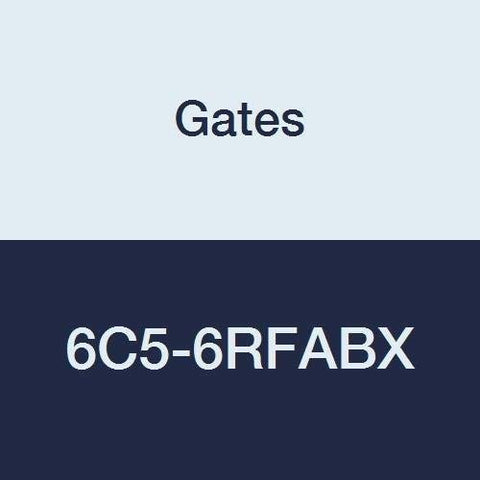 6C5-6RFABX Gates Field Attachable for C5C, C5D and C5M Hose, Female Air Brake Swivel, Steel, 5/16" ID