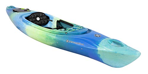 Kayaks Perception Joyride 10 - Sit Inside Kayak for Adults and Kids - Recreational and Multi-Water Kayak with Selfie Slot - 10' - Déjà vu