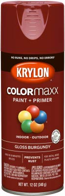 Krylon 12 Oz Burgundy Gloss K05508007 Colormaxx Spray Paint