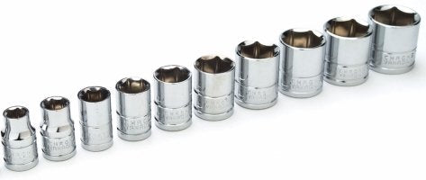 Wilmar .38in. Drive Standard Socket Set Corporation W38002 Pack of 6