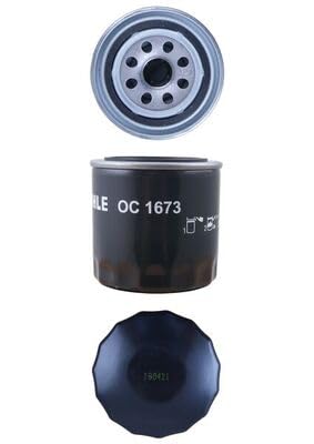 Mahle Oil Filter x1 OC1673 Replaces OC 1254 / OC 1255 / OC 500