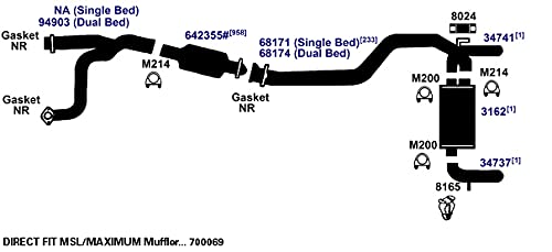 Exhaust Tail Pipe AP Exhaust Products 34737