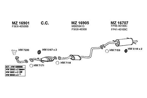 HW7171 Ansa - Exhaust Pipe Flange Gasket