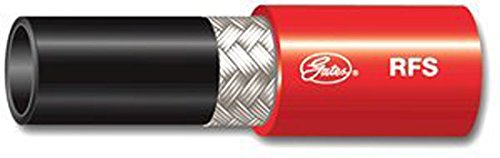 Gates Synthetic Rubber 017-0041-2750 Red Fire Suppressant Hose, 440' Length, 0.25" ID, 2750 Working PSI, 40°F to +212°F Temperature Range