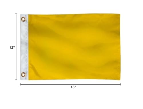12" x 18" Taylor Made 32185 Signal Flag Yellow
