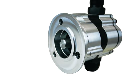 Single Stage Moroso 22312 External Oil Pump, V-Band Mount for Procharger Front Drive, Reverse Rotation