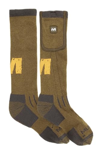 Muddy Outdoors Nucleus Men's Heated Socks Brown Clay Medium/Large