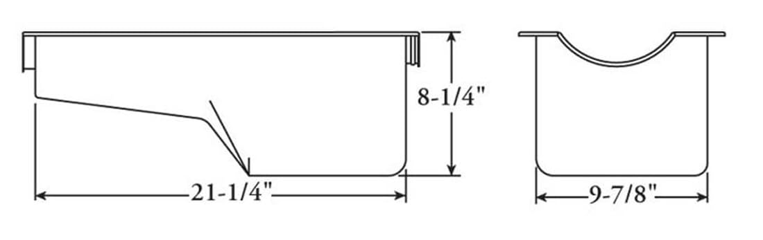 Oil Pan Moroso 20557 for Ford 351C-351M Engines